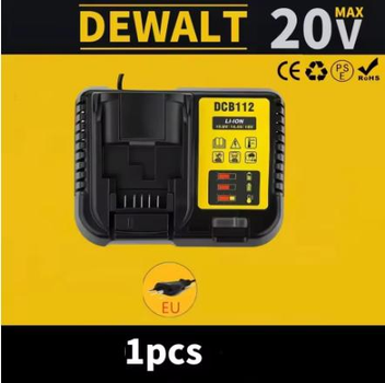 Быстрая зарядка для аккумулятора инструмента DEWALT DCB112