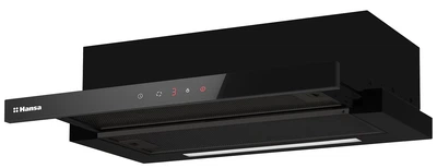 Витяжка Hansa телескопічна, 60см, 508м3ч, чорний (OTP66511BGH)