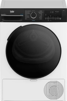 Beko Сушильна машина тепловий насос, 8кг, A++, 60см, дисплей, підсвітка барабану, пар, білий
