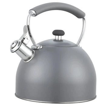 Чайник со свистком Gusto Грей со свистком GT-1419-28 2.8 л серый 5061915