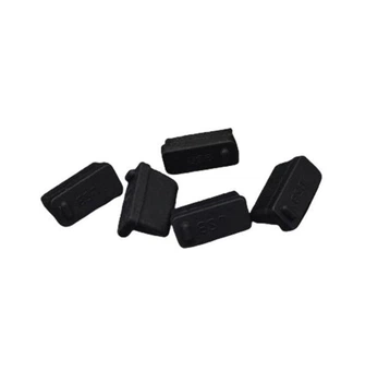 Заглушка USB від пилу, силіконова 1 шт, Чорна