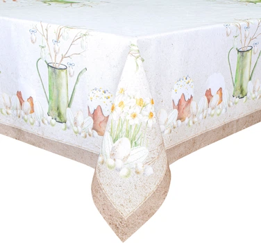Скатерть Home Line 120x150 см Кувшин Зеленый (192520 HL)