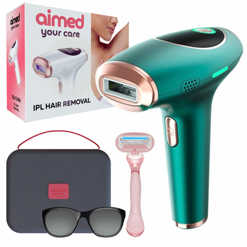 Фотоэпилятор AIMED Silk Skin IPL Series 3 зеленый