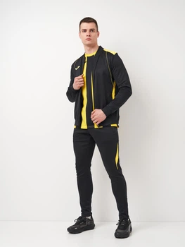 Спортивний костюм чоловічий Joma Championship VII 103083.109 S Чорний з жовтим (8445757165367)