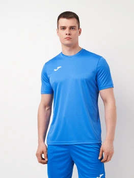 Футболка спортивная длинная мужская Joma Olimpiada 103245.700 S Синяя (8445757296559)