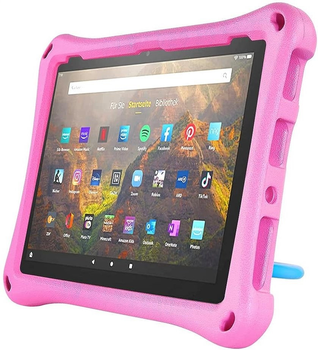 Планшет дитячий з протиударним чохлом Amazon Fire HD10 3/32GB 13th Generation (Рожевий)