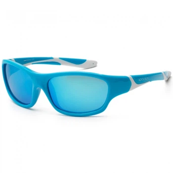 Солнцезащитные очки Koolsun Sport для детей 3–8 лет, сине-белые, защита UV400