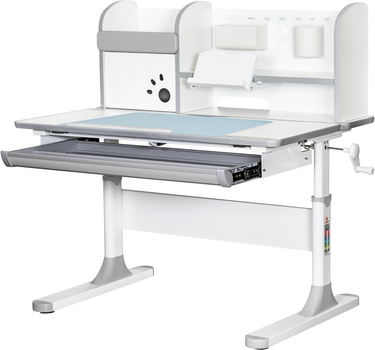 Детский стол Mealux Edmonton Multicolor G с полкой (BD-610 W/МС + G с полкой)