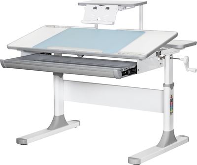 Детский стол Mealux Edmonton Multicolor G с полкой S50 (BD-610 W/MC + G + S50 WG)