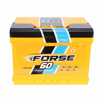 Автомобільний акумулятор FORSE Premium (-/+) 12V 60Ah (600A) Euro (AKBLU1039)