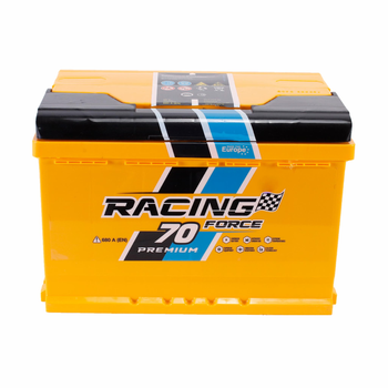 Автомобільний акумулятор RACING FORSE Premium (-/+) 12V 70Ah (680A) Euro (AKBLU11661)