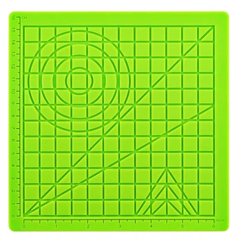 Силиконовый коврик для 3D ручек 17x17 см Green