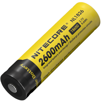 Акумулятор 18650 (2600mAh) Nitecore NL1826