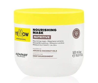 Питательная маска для волос Yellow Nutrive Argan Coconut Mask 500 мл