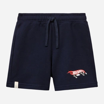 Детские шорты на резинке для мальчика United Colors of Benetton 3J68G901O.P-016 XS 110 см Синие (8055050860915)