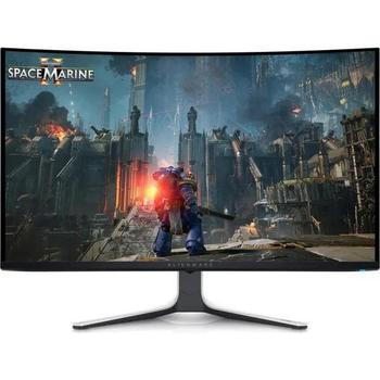 Монітор DELL AW3225QF 31.6 QD-OLED 3840x2160 вигнутий 240Hz 0.03ms G-SYNC FreeSync Pivot HDR TrueBlack 400 2xHDMI DP USB (210-BLLV)