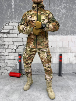 Тактический костюм Softshell Tactical Guard с липучками под шевроны Multicam XXL