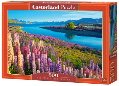 Пазл Озеро Текапо Новая Зеландия 500 деталей Castorland
