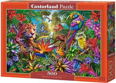 Пазл Мода джунглей 500 деталей Castorland