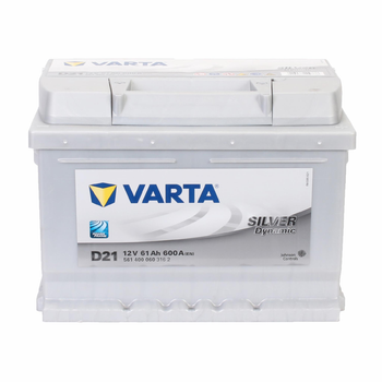 Автомобільний акумулятор VARTA Silver Dynamic (-/+) 12V 61Ah (600A) Euro D21 561400060 (AKBLI1133)