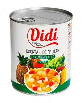 Фрукты консервированные ассорти Didi Cocktail de Frutas 840 г