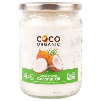 Масло кокосовое Coco Organic холодного отжима 500 мл