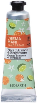 Крем для рук увлажняющий и смягчающий Bioearth Orange Blossom & Bergamott 30 мл (8029182014164)