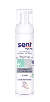 Шампунь - пенка для мытья головы без воды Seni Care 200 мл