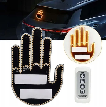 Светодиодная рука LED лампа с жестами для авто Hand Light с пультом управления.