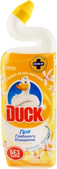 Очисний засіб для унітаза Duck Гель Глибокого очищення Цитрусовий 500 мл (4823002000733)