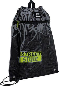 Сумка для взуття Kite Street Style 46х33 см Чорна (K25-601M-6)