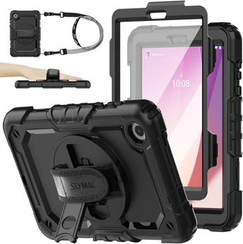 Чохол Rugged 3 Layers броньований протиударний з захистом M8 TB-8506 8505 8705 Чорний