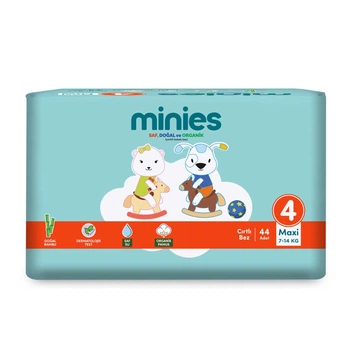 Підгузки Minies Baby Maxi 4 (Розмір 7-14 кг) 44 шт