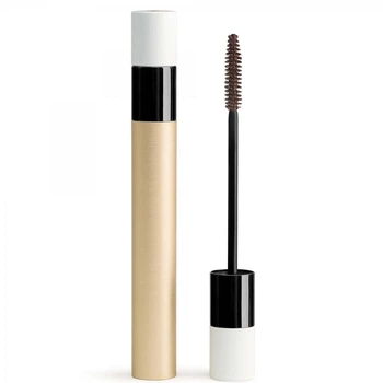 Ухаживающая тушь для объема ресниц Hermes Revitalizing care mascara, 02 Brun Bistre, коричневый, 5 ml