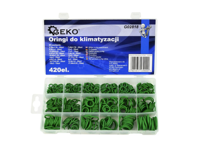 Комплект уплотнительных колец для кондиционера 420 шт Geko (G02818)