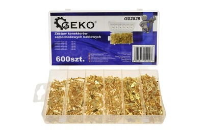 Набор автомобильных разъемов для кабеля 600 шт Geko (G02829)