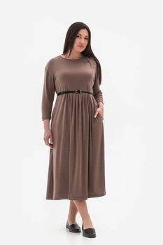 Сукня LIGHT коричневий 4XL/5XL (3043111)