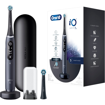 Електрична зубна щітка Oral-B iO 7N Чорна + Brush Head + TC (4210201408482)