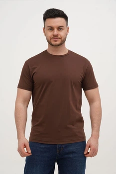Футболка однотонная Trend Collection 616 коричневый (COFFEE, кол.122) M