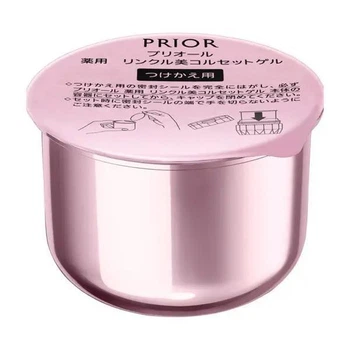 Многофункциональный антивозрастной гель-корсет Shiseido PRIOR Medicated Wrinkle Beauty Corset Gel, рефилл 90 г
