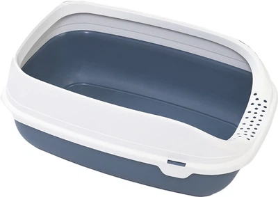 Туалет для кішок MPS з рамкою Beta plus maxi 49x39x17 см Dark Blue (8022967073868)