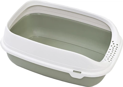 Туалет для кошек MPS с рамкой Beta plus maxi 49x39x17 см Light Green (8022967073851)