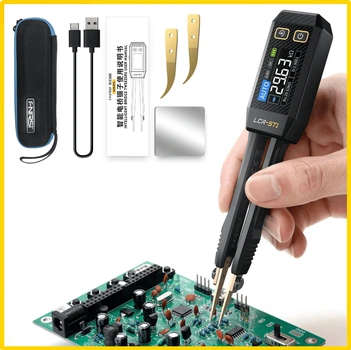 Смарт пинцет мультиметр FNIRSI LCR-ST1 цифровой тестер SMD компонентов