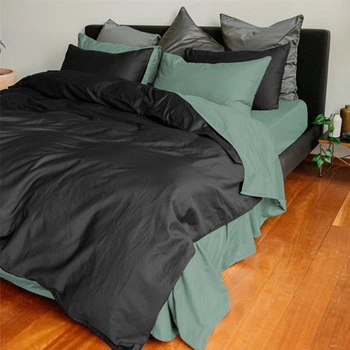 Комплект постельного белья MirSon Евро 200х220 см Royal Soft 0848 + 0844 Henry Сатин (2200008072155)