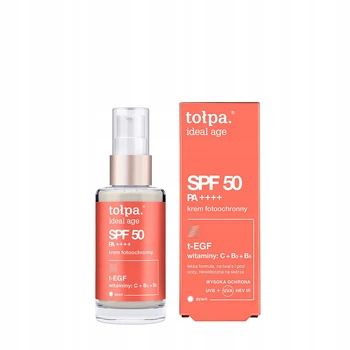 Денний УФ - захисний крем для обличчя SPF50 Tolpa Ideal Age 30 мл (5903900964555)