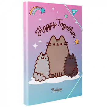 Папка для праці Yes Pusheen картонна A4