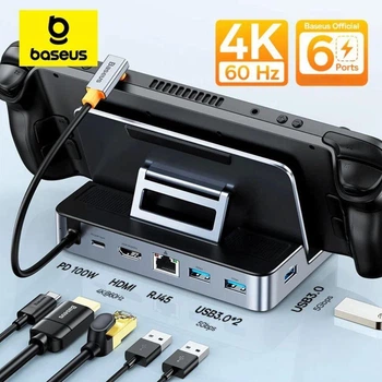 YOBOOページ Док-станция Baseus GamerX 6 в 1 100W HDMI 4K/ Ethernet/ 3хUSB 3.0