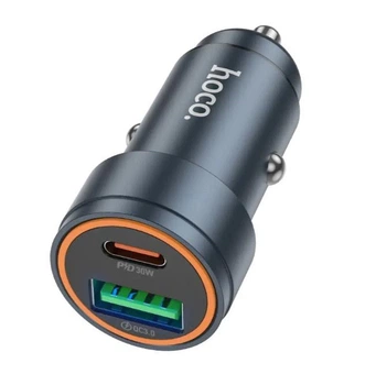Автомобильное зарядное устройство Hoco Z57A с быстрой зарядкой USB+Type-C 30W