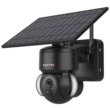 Уличная поворотная Wifi IP камера Sectec ST-S518M-3M с солнечной панелью черная