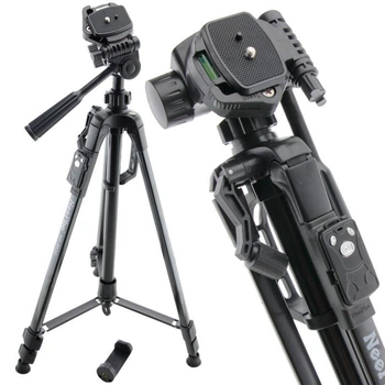 Штатив NeePho NP-8830 съемная площадка+Держатель BT-пульт Чехол 54-155 СМ Black